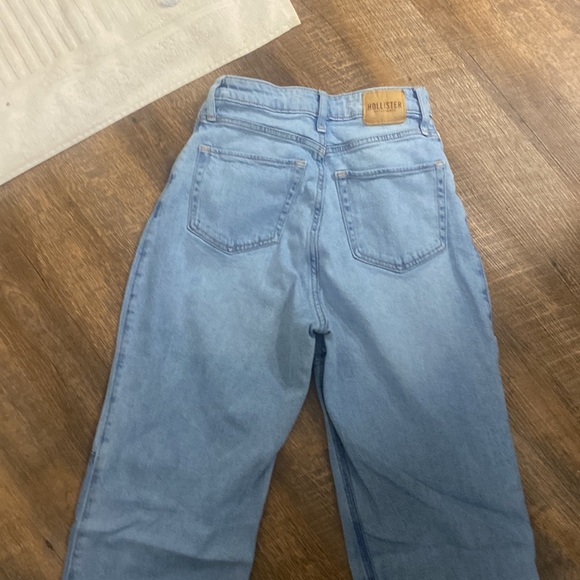 VINTAGE HOLLISTER BAGGY CURVY ULTRA HIGH-RISE DAD PATCHED JEAN VINTAGE STRETCH - Picture 12 of 13